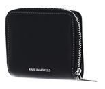 KARL LAGERFELD K / Ikonik 2.0 Rock Zip Wallet Black KARL LAGERFELD K / Ikonik 2.0 Rock Zip Wallet Black