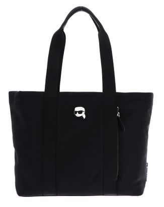 KARL LAGERFELD K / Ikonik 2.0 Nylon Zip Tote Black