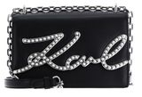 KARL LAGERFELD K / Signature Shoulder Bag Black KARL LAGERFELD K / Signature Shoulder Bag Black