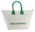 KARL LAGERFELD Icon K Canvas Shopper Natural