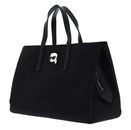 KARL LAGERFELD K / Ikonik 2.0 Nylon Satchel Black KARL LAGERFELD K / Ikonik 2.0 Nylon Satchel Black