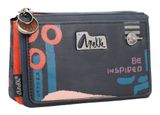 Anekke Contemporary Nagare Triple Compartment Purse M Multicolor Anekke Contemporary Nagare Triple Compartment Purse M Multicolor
