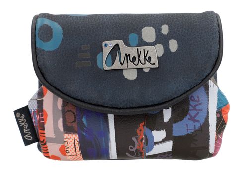 Anekke Contemporary Kyomu Flap Coin Purse Multicolor