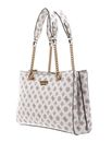 GUESS Fynna Girlfriend Carryall Cream Logo GUESS Fynna Girlfriend Carryall Cream Logo
