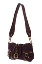 GUESS Gloss Vintage Shoulder Bag Merlot