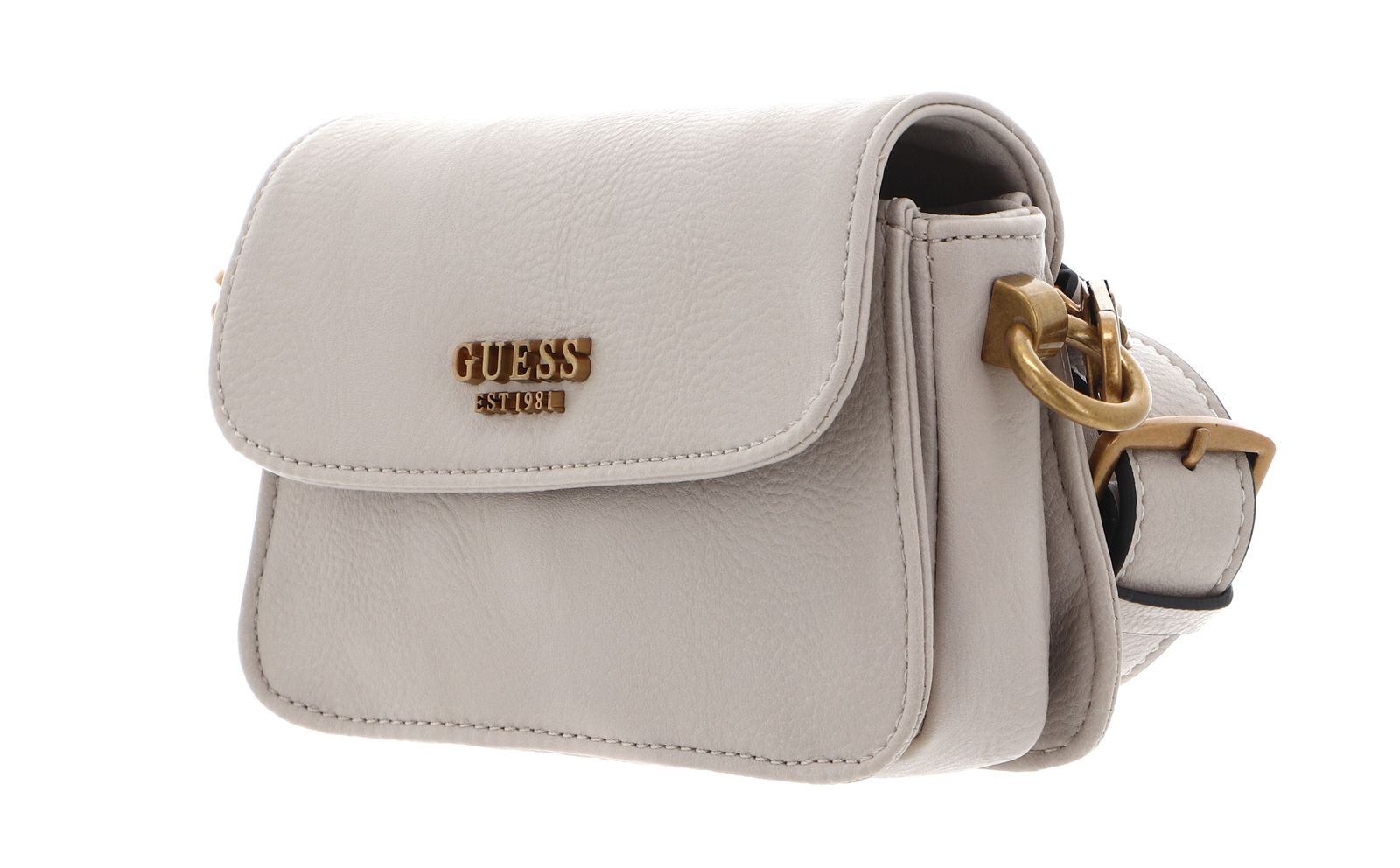 GUESS cross body bag Arja Mini Crossbody Flap Bag Stone | Buy bags