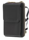 SEIDENFELT MANUFAKTUR Sanna Phone Wallet Anthracite / Gold