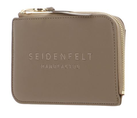 SEIDENFELT MANUFAKTUR Talea Passport Case Almond / Gold