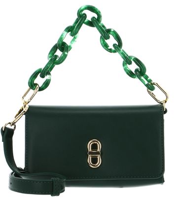 SEIDENFELT MANUFAKTUR Herrvik Crossbag with lock S Malachite Green / Gold