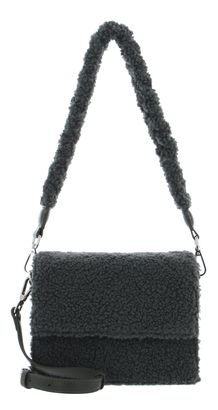 SEIDENFELT MANUFAKTUR Hellvi Crossbody Bag With Teddy-Chain Anthracite