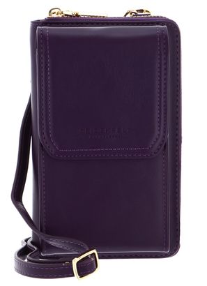 SEIDENFELT MANUFAKTUR Sanna Phone Wallet Violet / Gold