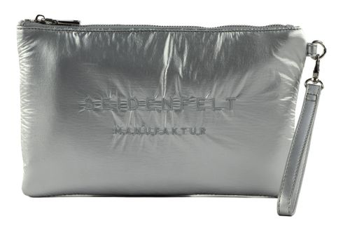 SEIDENFELT MANUFAKTUR Alva Big Pouch Silver