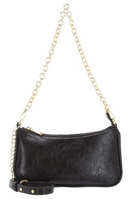 SEIDENFELT MANUFAKTUR Skals Pochette Anthracite / Gold