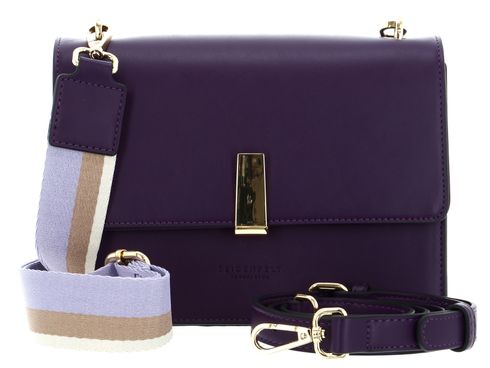 SEIDENFELT MANUFAKTUR Flen Crossbody Bag M Violet / Gold