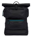 PIQUADRO Corner 2O Roll-Up Computer Backpack Black PIQUADRO Corner 2O Roll-Up Computer Backpack Black