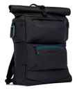 PIQUADRO Corner 2O Roll-Up Computer Backpack Black PIQUADRO Corner 2O Roll-Up Computer Backpack Black