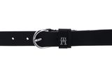 TOMMY HILFIGER Essential Effortless 2.5 Leather Belt W75 Black TOMMY HILFIGER Essential Effortless 2.5 Leather Belt W75 Black