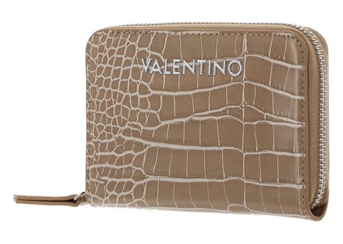 VALENTINO Conscious Re Zip Around Croco Wallet Beige