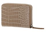 VALENTINO Conscious Re Zip Around Croco Wallet Beige