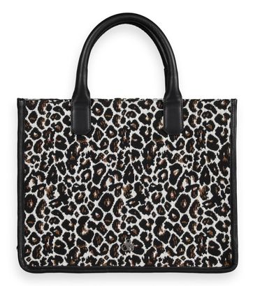 SCOTCH & SODA Canvas Shopper Leopard