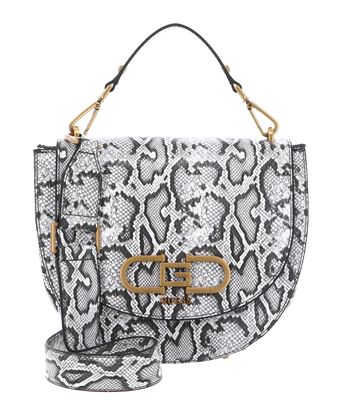 GUESS Fleet Flap Saddle Bag Natural