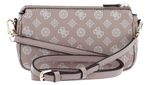 GUESS Noelle Double Pouch Crossbody Light Rose Logo GUESS Noelle Double Pouch Crossbody Light Rose Logo