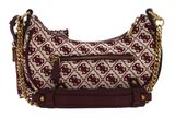 GUESS Clelia Crossbody Top Zip Merlot Logo GUESS Clelia Crossbody Top Zip Merlot Logo
