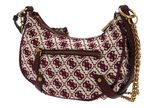 GUESS Clelia Crossbody Top Zip Merlot Logo GUESS Clelia Crossbody Top Zip Merlot Logo