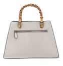 GUESS Stephi Bamboo Satchel Stone