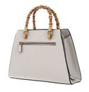 GUESS Stephi Bamboo Satchel Stone