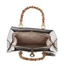 GUESS Stephi Bamboo Satchel Stone
