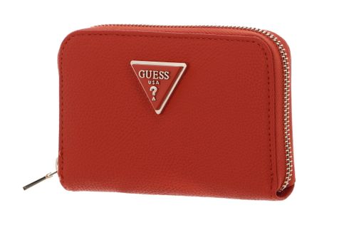 GUESS Meridian SLG Medium Zip Around Wallet Orange