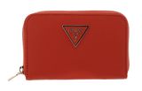 GUESS Meridian SLG Medium Zip Around Wallet Orange GUESS Meridian SLG Medium Zip Around Wallet Orange