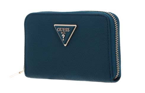 GUESS Meridian SLG Medium Zip Around Wallet Teal