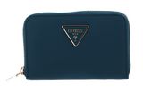GUESS Meridian SLG Medium Zip Around Wallet Teal GUESS Meridian SLG Medium Zip Around Wallet Teal