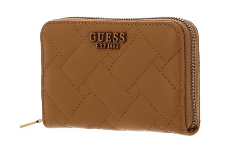 GUESS Gracelynn SLG Medium Zip Around Wallet Mustard