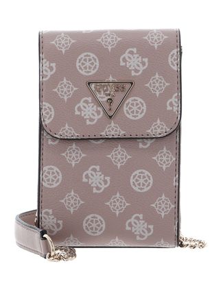 GUESS Noelle Girlfriend Smartphone Bag Light Rose Logo