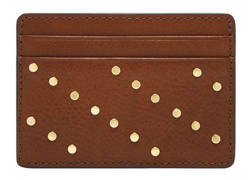 FOSSIL Steven Card Case Brown