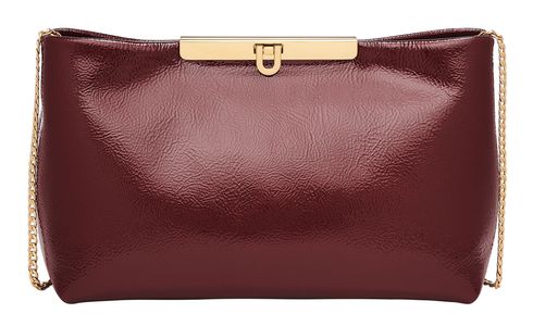 FOSSIL Penrose Clutch Red Mahogany