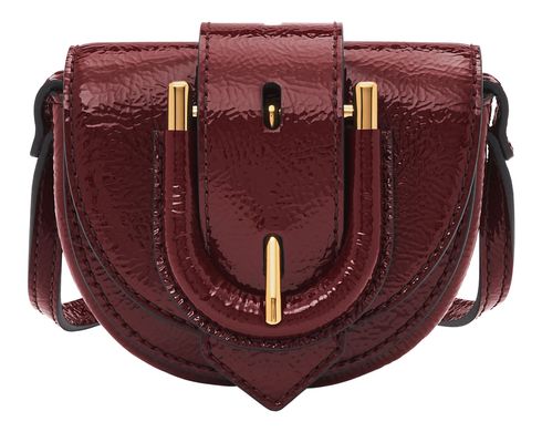 FOSSIL Harwell Micro Flap Crossbody Red Mahogany