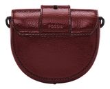 FOSSIL Harwell Micro Flap Crossbody Red Mahogany