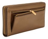 FOSSIL Logan RFID Zip Around Clutch Bronze FOSSIL Logan RFID Zip Around Clutch Bronze