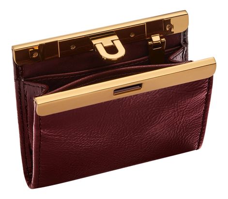 FOSSIL purse Penrose Wallet Crossbody S Red Mahogany | Buy bags
