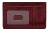 FOSSIL Logan Zip Card Case Red Mahogany FOSSIL Logan Zip Card Case Red Mahogany