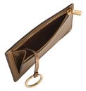 FOSSIL Logan Zip Card Case Bronze FOSSIL Logan Zip Card Case Bronze