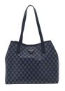 GUESS Vikky Large Tote Blue Logo / Cognac