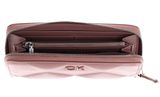 Calvin Klein Re-Lock Quilt Zip Around Wallet Ash Rose