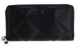 Calvin Klein Re-Lock Quilt Zip Around Wallet CK Black Calvin Klein Re-Lock Quilt Zip Around Wallet CK Black