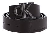 Calvin Klein CKJ Belt Giftpack Prong Harness Leather Harness W130 Black / Bitter Brown Calvin Klein CKJ Belt Giftpack Prong Harness Leather Harness W130 Black / Bitter Brown