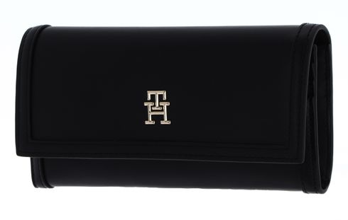 TOMMY HILFIGER TH City Flap Wallet L Black